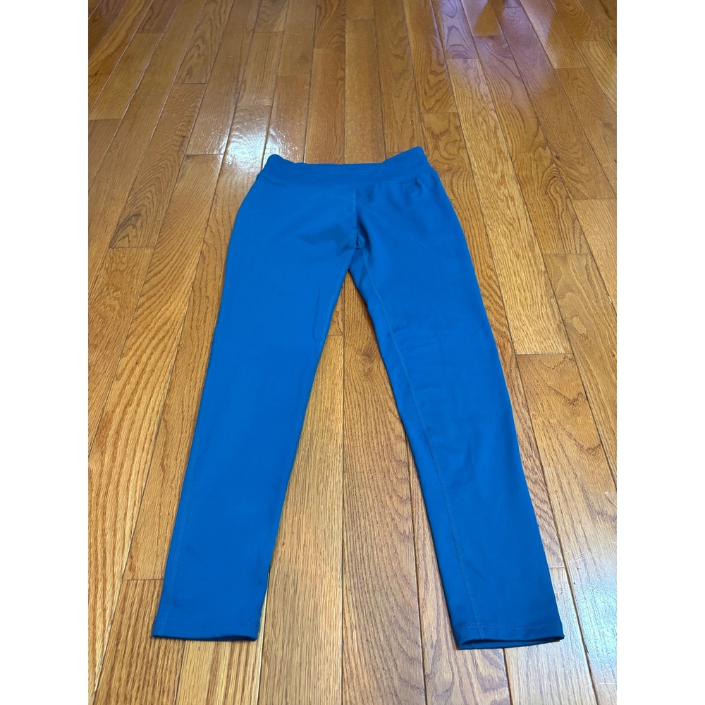 Soybu Lotus Fit Teal Performance Leggings Womens XS Recycled Polyester Stretch